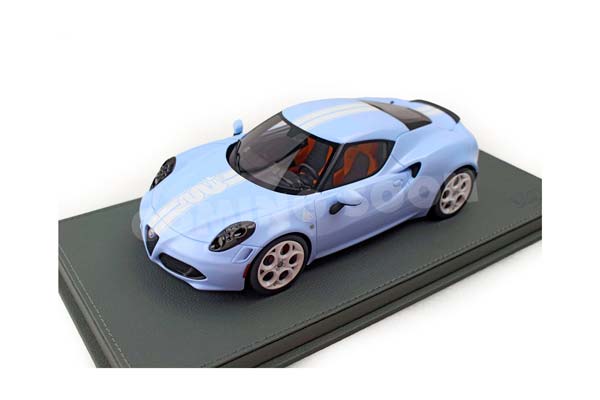 ALFA ROMEO 4C COMPETIZIONE LIGHT BLUE / АЛЬФА РОМЕО 4К КОМПЕТИЦИОНЕ ЛИГХТ 1:18 ГОЛУБОЙ