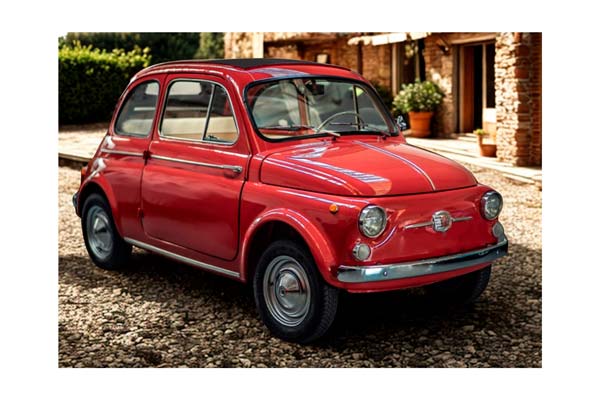 FIAT 500 D ROSSO / ФИАТ 500 Д 1:18 КРАСНЫЙ
