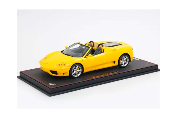 FERRARI 360 MODENA SPIDER AUTOMATIC GEAR GIALLO MODENA - BLACK / ФЕРРАРИ 360 СПАЙДЕР АВТОМАТ 1:18 ЖЕЛТЫЙ