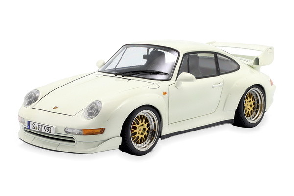 PORSCHE 911 (993) GT2 WITH BBS RIMS YEAR 1996 WHITE / ПОРШЕ 911 993 ГТ2 ББС ДИСКИ БЕЛЫЙ