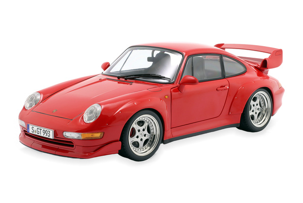 PORSCHE 911 (993) GT2 WITH SPEEDLINE RIMS YEAR 1996 RED / ПОРШЕ 911 993 ГТ2 СПИДЛИНЕ ДИСКИ КРАСНЫЙ