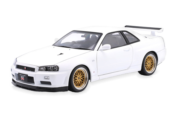 NISSAN SKYLINE GT-R (R34) V-SPEC II BBS RIMS 2001 WHITE / НИССАН СКАЙЛАЙН ГТ-Р R34 В-СПЕК 2 ББС ДИСКИ БЕЛЫЙ
