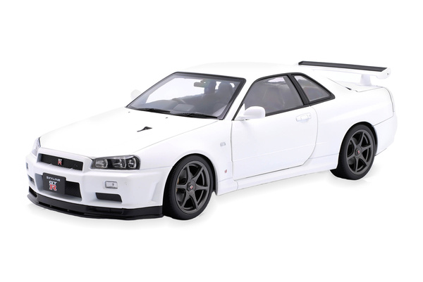 NISSAN SKYLINE GT-R (R34) V-SPEC II OEM RIMS 2001 WHITE / НИССАН СКАЙЛАЙН ГТ-Р R34 В-СПЕК 2 ОЕМ ДИСКИ БЕЛЫЙ