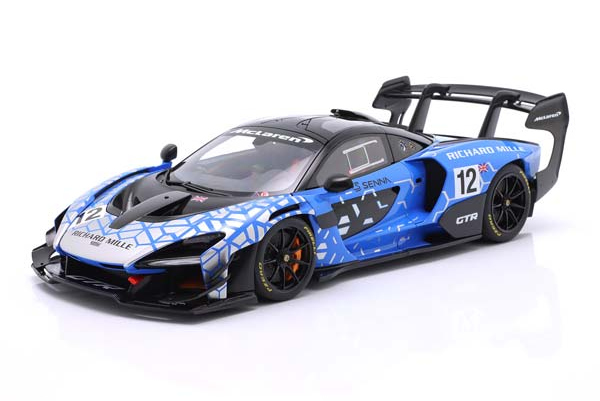 MCLAREN SENNA GTR #12 PRESENTATION CAR 2019 BLUE / BLACK / МАКЛАРЕН СЕННА ГТР ПРЕСЕНТАТИОН АВТОМОБИЛЬ СИНИЙ ЧЕРНЫЙ