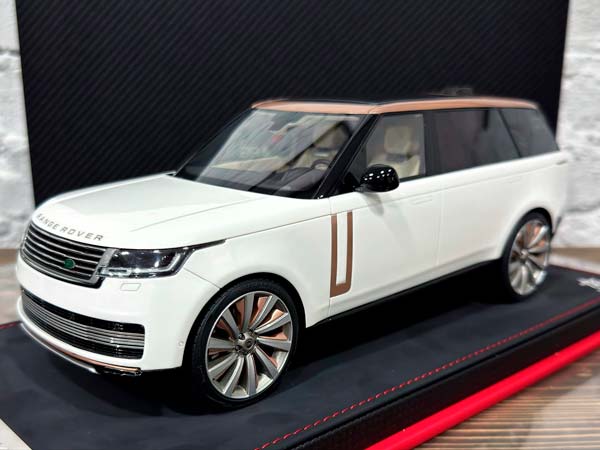 RANGE ROVER PEARL WHITE/GOLD TOP / РЕНДЖ РОВЕР ПЕРЛАМУТРОВО-БЕЛЫЙ/ЗОЛОТОЙ ВЕРХ