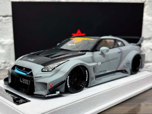 NISSAN SKYLINE GT-R 35RR GTR35 FIGHTER GRAY LB WORKS / LB WORKS НИССАН СКАЙЛАЙН GT-R 35RR GTR35 FIGHTER СЕРЫЙ