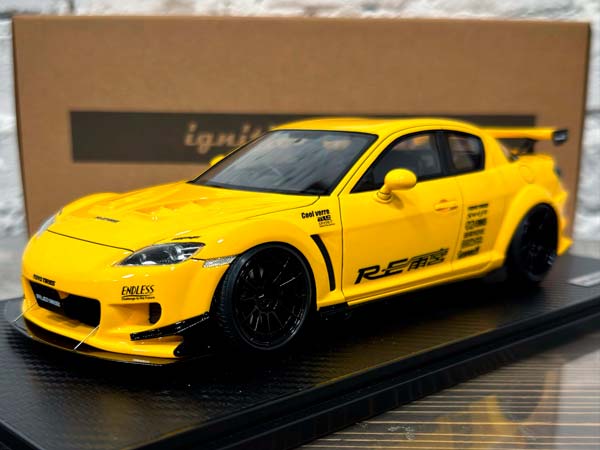 MAZDA RX-8 (SE3P) RE AMEMIYA YELLOW / МАЗДА RX 8 SE3P RE AMEMIYA ЖЕЛТЫЙ