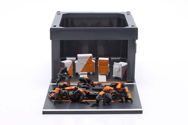 PIT STOP DIORAMA #81 FORMULA 1 2025 OSCAR PIASTRI / ПИТ СТОП ДИОРАМА ФОРМУЛА-1 ОСКАР ПИАСТРИ