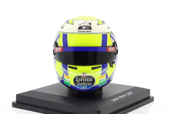 ШЛЕМ LANDO NORRIS #4 MCLAREN F1 TEAM FORMULA 1 2019 / ЛАНДО НОРРИС №4 КОМАНДА МАКЛАРЕН ФОРМУЛА-1 2019
