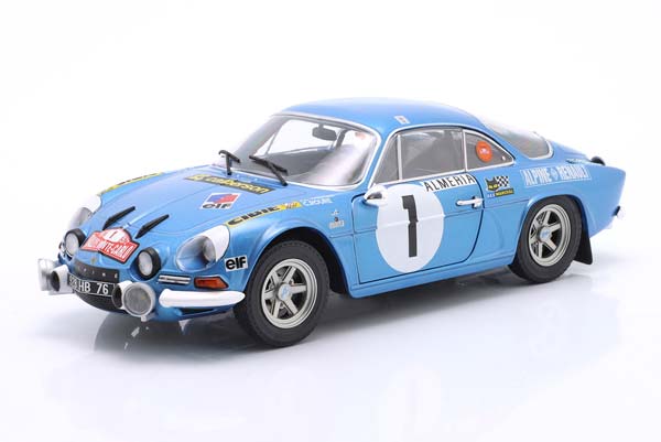 ALPINE A110 1600S #1 RALLYE MONTE CARLO 1972 THERIER, ROURE / АЛЬПИН A110 1600S РАЛЛИ МОНТЕ-КАРЛО ТЕРИЕР РУРЕ