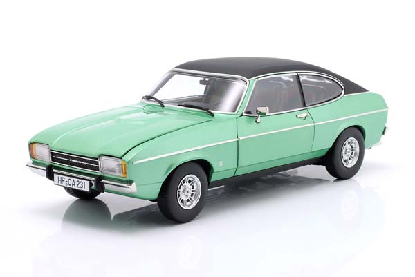 FORD CAPRI MK2 GHIA 1974-1977 GREEN METALLIC / MATT-BLACK / ФОРД КАПРИ MK2 ГИА ЗЕЛЕНЫЙ МЕТАЛЛИК ЧЕРНЫЙ МАТОВЫЙ