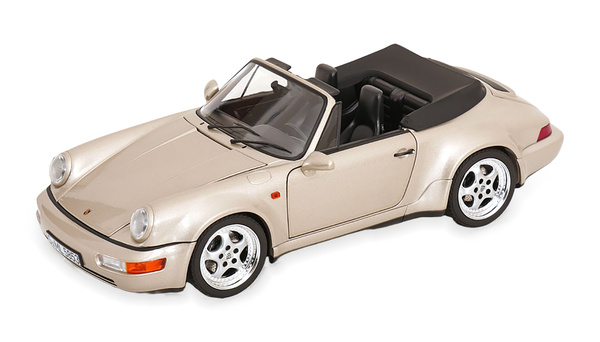 PORSCHE 911 (964) CARRERA 2 TURBO LOOK CABRIO 1992 PEARLSILVER / ПОРШЕ 911 964 КАРРЕРА 2 ТУРБО ЛУК КАБРИО ПИРЛСИЛВЕР