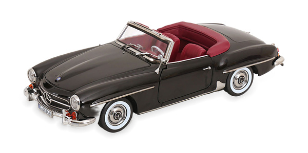 MERCEDES-BENZ 190 SL ROADSTER W121 1955 BLACK / МЕРСЕДЕС-БЕНЦ 190 SL РОДСТЕР W121 ЧЕРНЫЙ