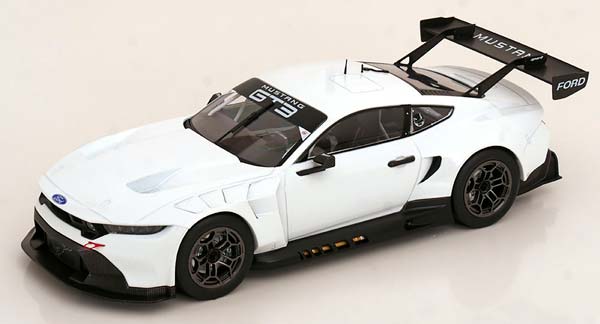 FORD MUSTANG GT3 RACING SPEC PLAIN BODY 2024 WHITE / ФОРД МУСТАНГ ГТ3 СПЕК ПЛАЙН БОДЙ БЕЛЫЙ