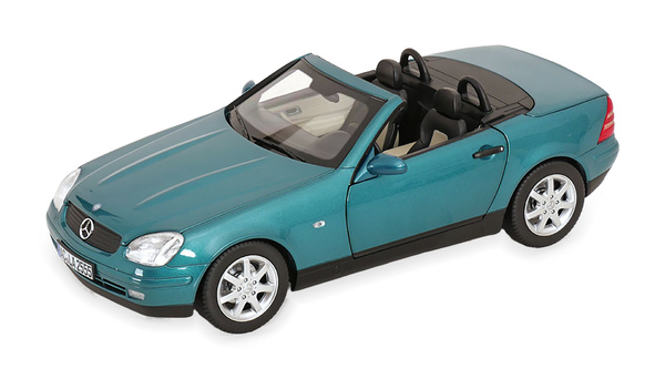 MERCEDES SLK ROADSTER 1996 GREEN METALLIC / МЕРСЕДЕС SLK РОДСТЕР ЗЕЛЕНЫЙ МЕТАЛЛИК