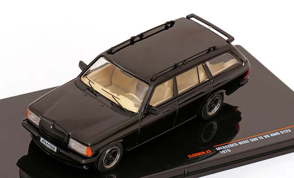MERCEDES AMG 500 TE V8 (S123) TURNIER 1979 BLACK / МЕРСЕДЕС АМГ 500 ТЕ V8 S123 ТУРНИЕР ЧЕРНЫЙ
