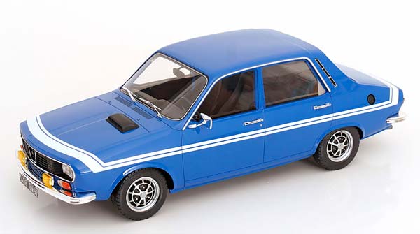 RENAULT 12 GORDINI 1972 BLUE / WHITE LIMITED EDITION 1500 PCS. / РЕНО 12 ГОРДИНИ СИНИЙ БЕЛЫЙ ЛИМИТИРОВАННАЯ СЕРИЯ ШТ