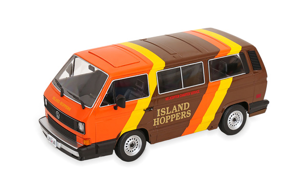 VW VANAGON GL T3 TYP 2 ISLAND HOPPERS MAGNUM 1984 BROWN / ORANGE / YELLOW FIGUREN NICHT INBEGRIFFEN / ФОЛЬКСВАГЕН ВАНАГОН ГЛ T3 ТИП 2 ИСЛАНД ХОППЕРС МАГНУМ КОРИЧНЕВЫЙ ОРАНЖЕВЫЙ ЖЕЛТЫЙ ФИГУРЕН НИЧТ