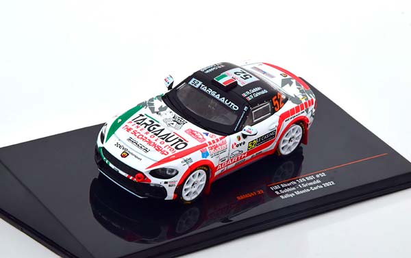 FIAT ABARTH 124 RGT NO.52, RALLY MONTE CARLO 2022 GOBBIN / GRIMALDI / ФИАТ АБАРТ 124 РГТ 52 РАЛЛИ МОНТЕ-КАРЛО ГОББИН ГРИМАЛДИ