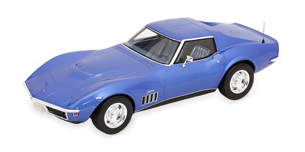 CHEVROLET CORVETTE C2 COUPE 1969 BLUE METALLIC / ШЕВРОЛЕ КОРВЕТ C2 КУПЕ СИНИЙ МЕТАЛЛИК
