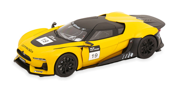 CITROEN GT CONCEPT CAR NO.19 GRAN TURISMO 2008 YELLOW / MATT BLACK LIMITED EDITION 200 PCS. / СИТРОЕН ГТ КОНЦЕПТ-КАР 19 ГРАН ТУРИСМО ЖЕЛТЫЙ ЧЕРНЫЙ МАТОВЫЙ ЛИМИТИРОВАННАЯ СЕРИЯ 200 ШТ