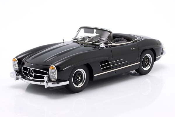 MERCEDES-BENZ 300 SL ROADSTER (W198 II) YEAR 1957-1963 BLACK / МЕРСЕДЕС-БЕНЦ 300 SL РОДСТЕР W198 2 ЧЕРНЫЙ