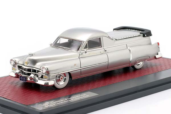 CADILLAC PROFESSIONAL S&S FLORENTINE FLOWER CAR 1951 SILVER / КАДИЛЛАК ПРОФЕССИОНАЛ ФЛОРЕНТИНЕ ФЛОВЕР АВТОМОБИЛЬ СЕРЕБРИСТЫЙ