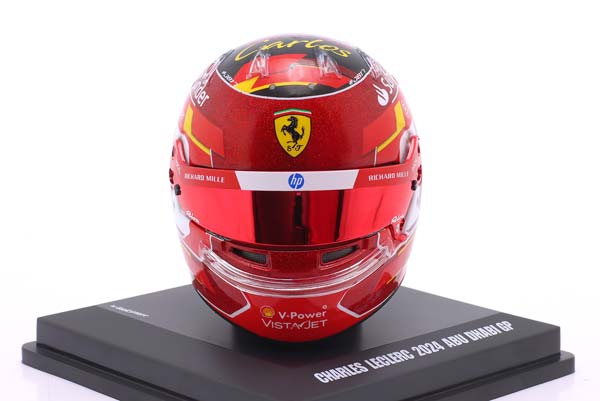 ШЛЕМ CHARLES LECLERC SCUDERIA FERRARI #16 3RD ABU DHABI GP FORMULA 1 2024 / ШАРЛЬ ЛЕКЛЕР СКУДЕРИЯ ФЕРРАРИ 3 МЕСТО АБУ-ДАБИ ГРАН-ПРИ ФОРМУЛА-1