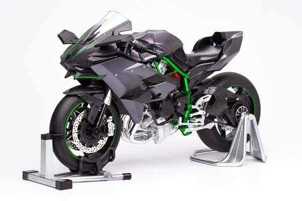 KAWASAKI NINJA H2R 2022 MATT BLACK / КАВАСАКИ НИНДЗЯ МАТОВЫЙ ЧЕРНЫЙ (ДЛИНА 32 СМ)