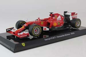 FERRARI F1 F14-T #14 FERNANDO ALONSO 2014 RED/BLACK/WHITE