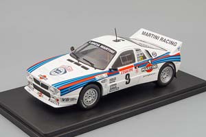 LANCIA 037 MARTINI RACING #9 RALLY TOUR DE CORSE 1983 MARKKU ALEN/ILKKA KIVIMAKI WHITE