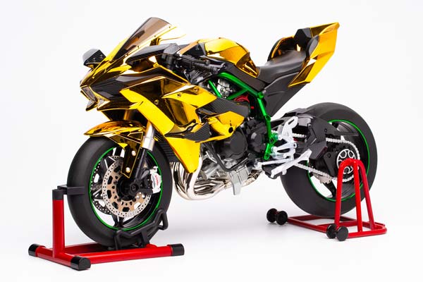 KAWASAKI NINJA H2R 2022 GOLDEN / КАВАСАКИ НИНДЗЯ ЗОЛОТОЙ (ДЛИНА 32 СМ)