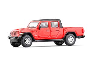 JEEP RUBICON GLADIATOR 2020 RED / ДЖИП РУБИКОН ГЛАДИАТОР КРАСНЫЙ (ДЛИНА 8 СМ)