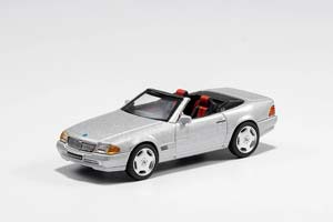 MERCEDES W129 SL-CLASS R129 CABRIO SILVER / МЕРСЕДЕС СЛ-КЛАСС СЕРЕБРИСТЫЙ (ДЛИНА 7-10 СМ)