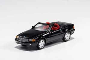 MERCEDES W129 SL-CLASS R129 CABRIO BLACK / МЕРСЕДЕС СЛ-КЛАСС ЧЕРНЫЙ (ДЛИНА 7-10 СМ)