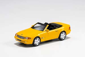 MERCEDES W129 SL-CLASS R129 CABRIO YELLOW / МЕРСЕДЕС СЛ-КЛАСС ЖЕЛТЫЙ (ДЛИНА 7-10 СМ)