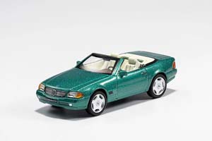 MERCEDES W129 SL-CLASS R129 CABRIO GREEN / МЕРСЕДЕС СЛ-КЛАСС ЗЕЛЕНЫЙ (ДЛИНА 7-10 СМ)
