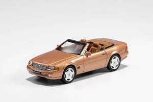 MERCEDES W129 SL-CLASS R129 CABRIO BROWN / МЕРСЕДЕС СЛ-КЛАСС КОРИЧНЕВЫЙ (ДЛИНА 7-10 СМ)