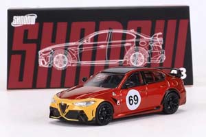 ALFA ROMEO GULIA GTA RED-YELLOW / АЛЬФА РОМЕО ДЖУЛИЯ ГТА КРАСНО-ЖЕЛТЫЙ (ДЛИНА 7-10 СМ)