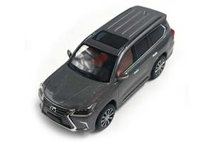 LEXUS LX570 DARK GREY / ЛЕКСУС ЛХ570 ТЕМНО-СЕРЫЙ (ДЛИНА 7-10 СМ)