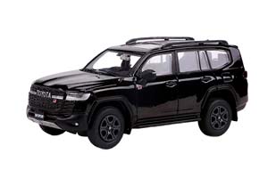 TOYOTA LAND CRUISER LC300 GR-S 2025 BLACK / ТОЙОТА ЛЭНД КРУЗЕР ЛС300 ЧЕРНЫЙ (ДЛИНА 7-10 СМ)