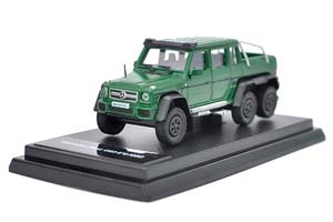 MERCEDES W463 AMG 6X6 G-CLASS 2014 GREEN / МЕРСЕДЕС ГЕЛЕНВАГЕН 6Х6 ЗЕЛЕНЫЙ (ДЛИНА 7-10 СМ)