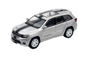 JEEP GRAND CHEROKEE TRACKHAWK 2019 GREY / ДЖИП ГРАНД ЧЕРОКИ ТРЭКХОУК СЕРЫЙ (ДЛИНА 7-10 СМ)