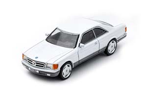 MERCEDES W126 S-CLASS COUPE 500 SEC 560SECWHITE / МЕРСЕДЕС С-КЛАСС КУПЕ БЕЛЫЙ  (ДЛИНА 7-10 СМ)
