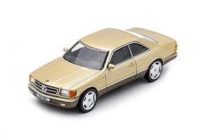 MERCEDES W126 S-CLASS COUPE 500 SEC 560SEC GOLDEN / МЕРСЕДЕС С-КЛАСС КУПЕ ЗОЛОТИСТЫЙ (ДЛИНА 7-10 СМ)