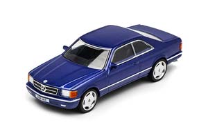 MERCEDES W126 S-CLASS COUPE 500 SEC 560SEC BLUE / МЕРСЕДЕС С-КЛАСС КУПЕ СИНИЙ (ДЛИНА 7-10 СМ)