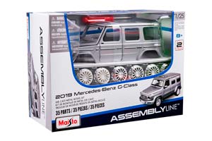 MERCEDES W463 G-CLASS 2024 GREY / МЕРСЕДЕС Г-КЛАСС ГЕЛЕНДВАГЕН (СБОРКА БЕЗ КЛЕЯ)