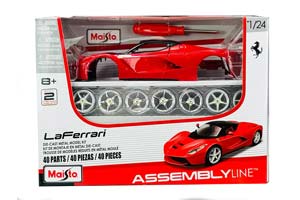 FERRARI LAFERRARI 2014 RED / ФЕРРАРИ ЛАФЕРРАРИ КРАСНЫЙ (СБОРКА БЕЗ КЛЕЯ)