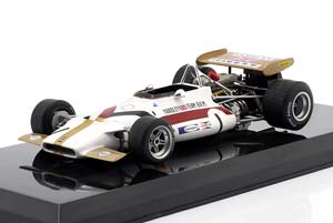 BRM F1 P153 #1 BELGIUM GP PEDRO RODRIGUEZ 1970  WHITE GOLD