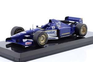 LIGIER F1 JS43 N 9 SEASON 1996 OLIVIER PANIS WITH BLISTER BLUE WHITE (БЛИСТЕР ПОВРЕЖДЁН)